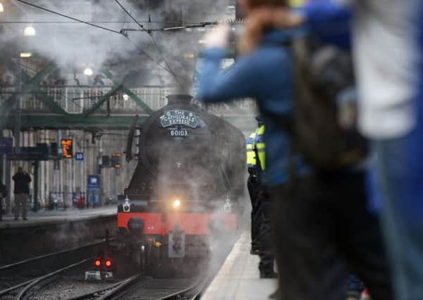 Thousands of steam enthusiasts celebrate the Flying Scotsman.  Picture: Neil Hanna