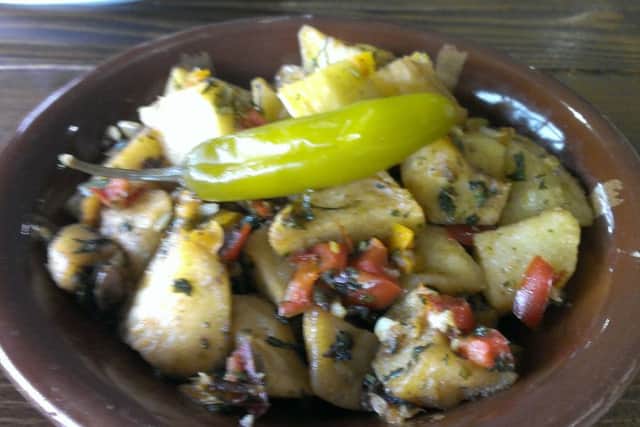 Brad Barnes has lunch at The Lebanese Emperor in Peterborough.