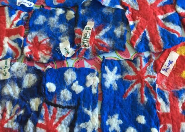 A design for The Lonely ANZAC blanket