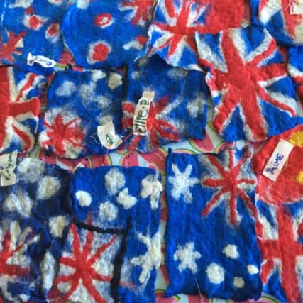 A design for The Lonely ANZAC blanket