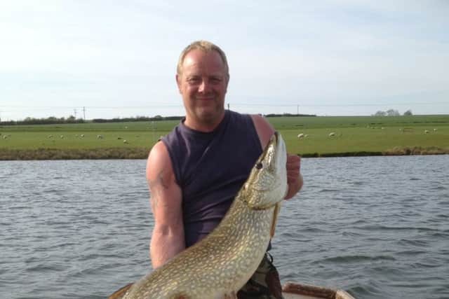 Alan Steels with his impreesive pike.