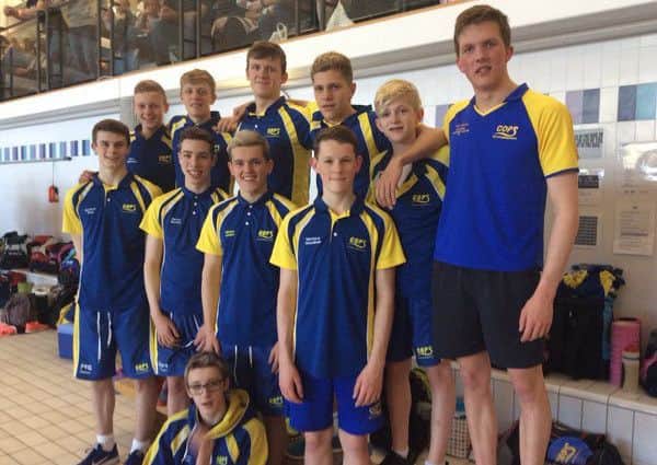 The COPs boys squad at the Eastern Region Youth Championships.