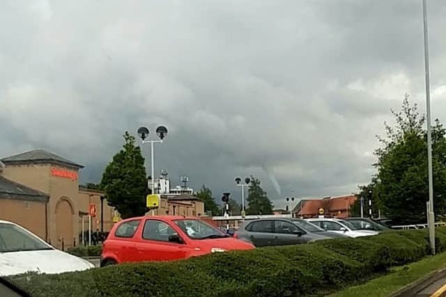 The funnel cloud over Spalding