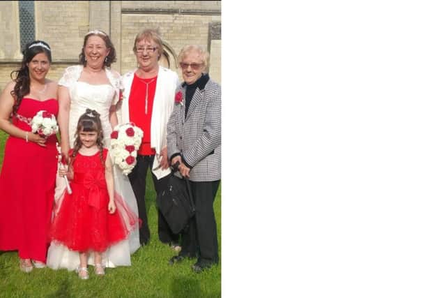 Five generations of the same family