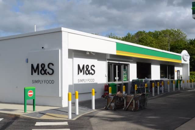 M&S Simply Food at the new BP service station in Peterborough.