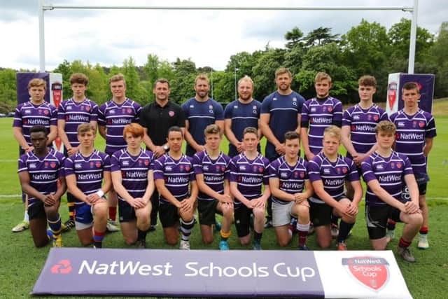 Edward Crowe trained with England players Chris Robshaw, Dave Attwood, Matt Kvesic and former England winger Mark Cueto.