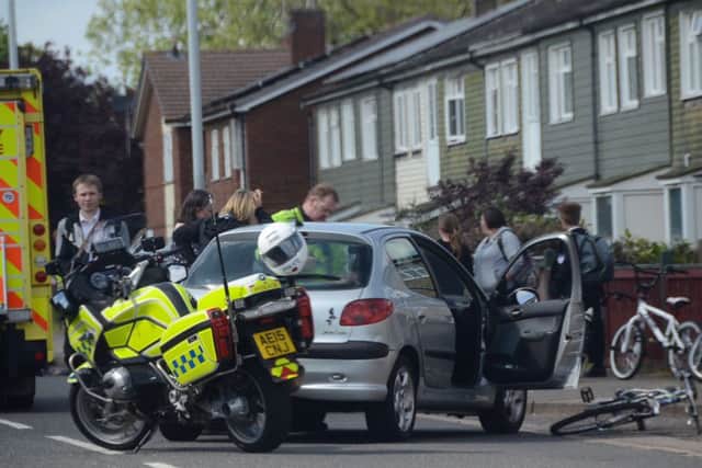 The collision at Hartwell Way
