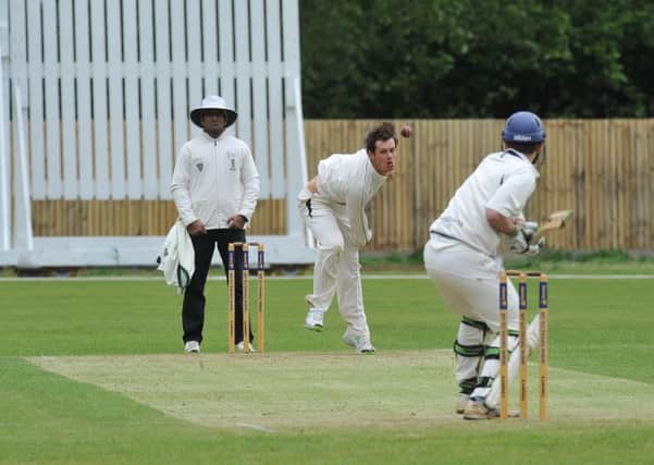 Joe Dawborn was the pick of the Cambs bowlers.
