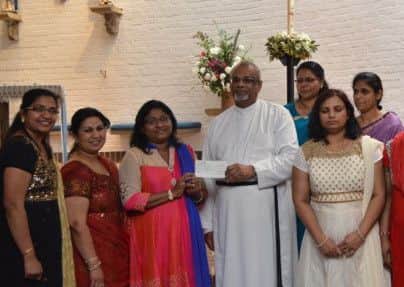 The cheque presentation