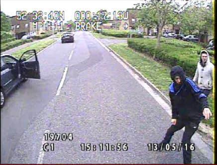 CCTV image released by Cambridgeshire police