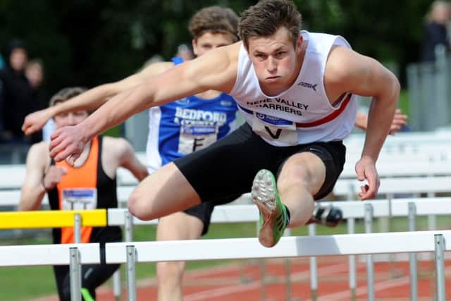 Max Everest set a new club record in the 110m hurdles.