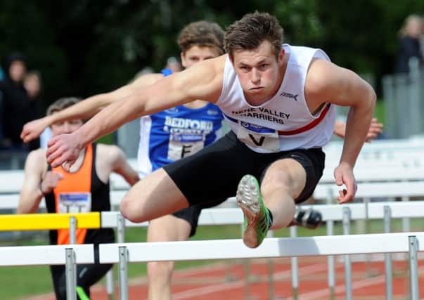 Max Everest set a new club record in the 110m hurdles.