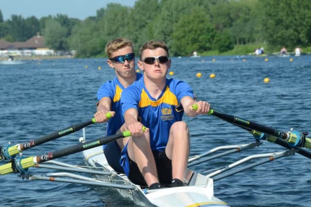 Ben McKenzie and Harry Masterson won the J15 doubles. Picture: David Lowndes
