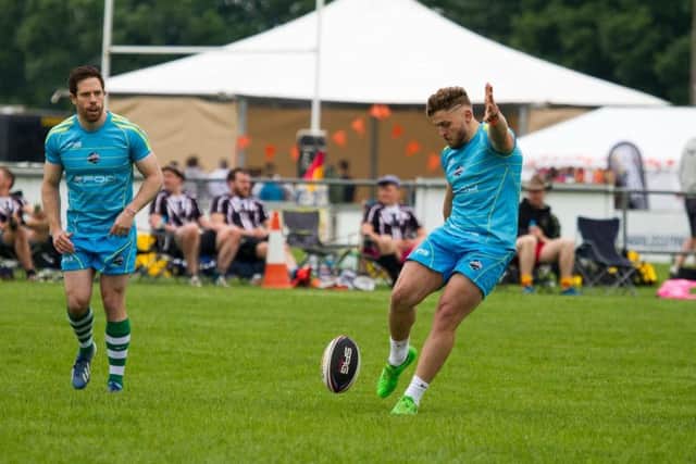 Duncan Low (left) and Will Carrington playing for SRG Sharks.