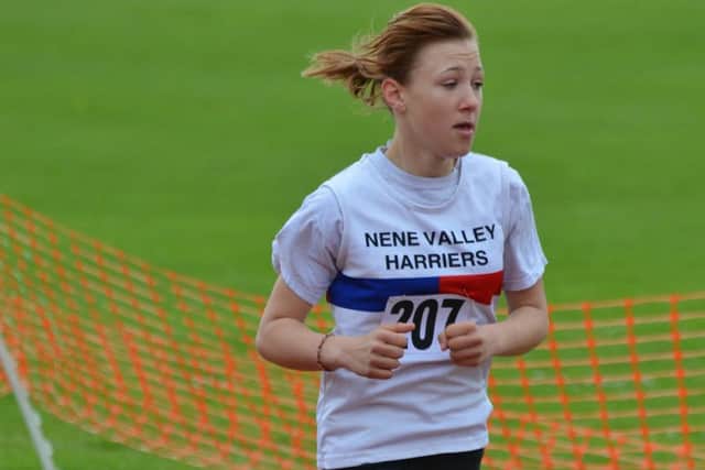 Paula Naylor won the Under 17 1500m.