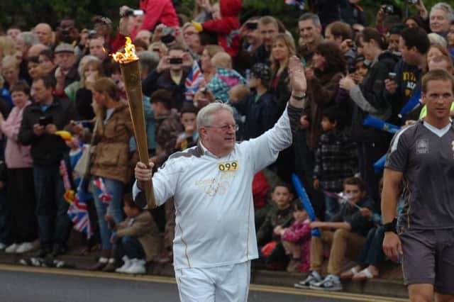 Olympic torch relay  arrives in Peterborough Iain Crighton ENGEMN00120121207212447