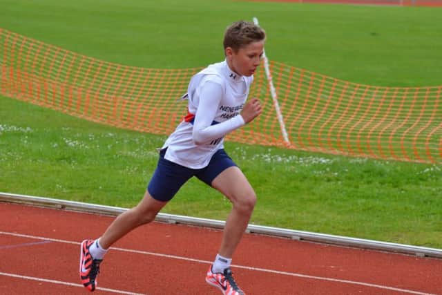 Kielen Spurdens won his 1500m race.