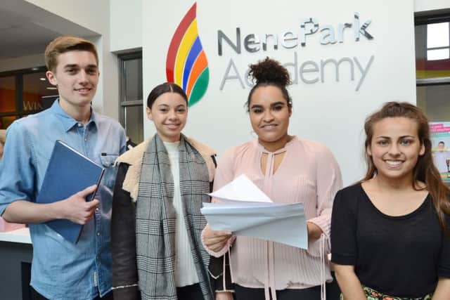 Nene Park Academy pupils Nene Park Academy pupils Jamie George, Rio Brown, Siam Dalby and Alessia Mundo EMN-160614-155746009