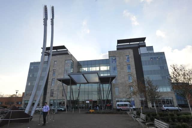 Peterborough City Hospital exteriors