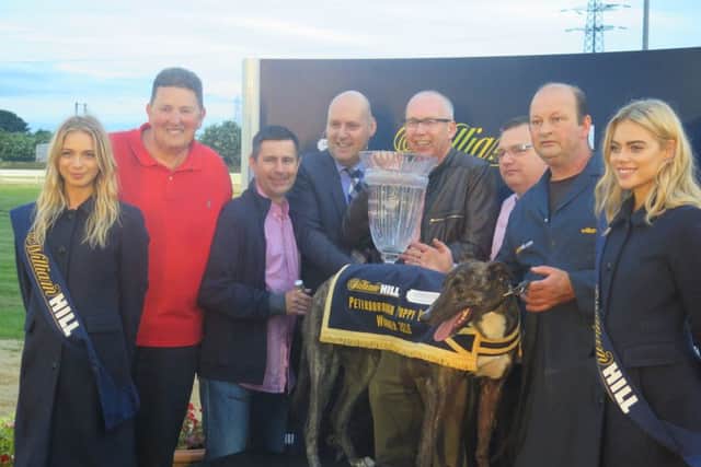 Holdem Rio won last night's Puppy Derby at Fengate.