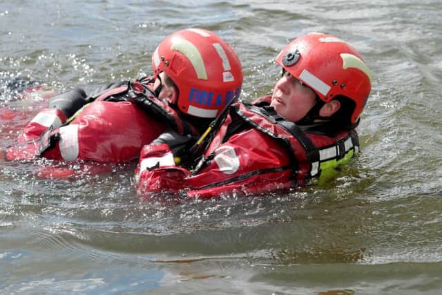 Crews take part in safety training