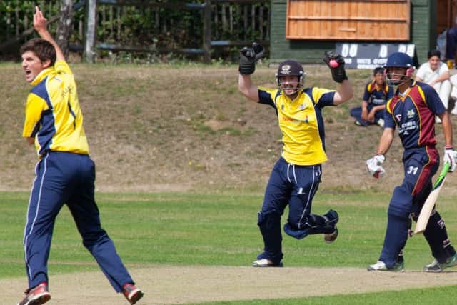 Lewis Bruce (left) and wicket-keeper Chris Milner have received suspended sentences.