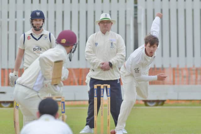 Joe Dawborn claimed 4-66 for Peterborough Town at Old Northamptonians.