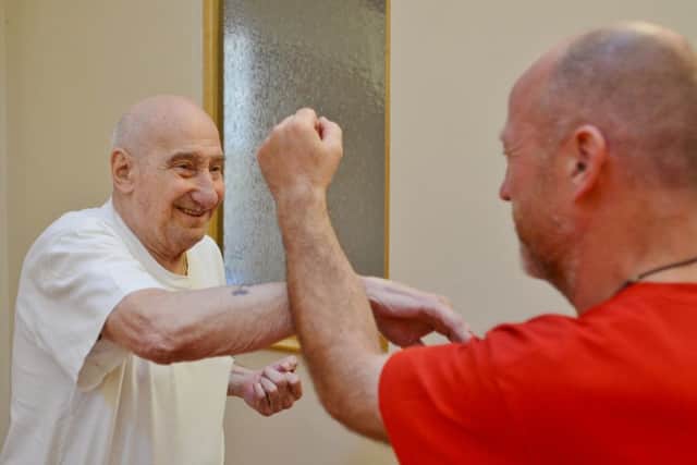 Marcial Arts Grand Master Brian Jones (77) who does Tai Chi, Wing Chun and Escrima at Christ Church, Orton Centre. EMN-160620-231842009