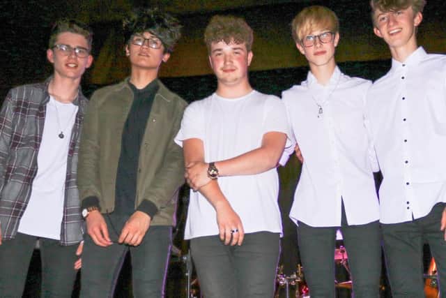 Sacred Nations (from left) - Dylan Gallagher, Edward King, Joe Schollar, Triston Finnis, Cameron Rickerby and Frazer Stanford. ANL-160616-141736001 ANL-160616-141736001