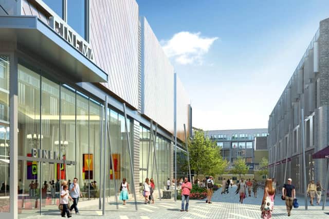 An image shows how part of the planned North Westgate development would appear.