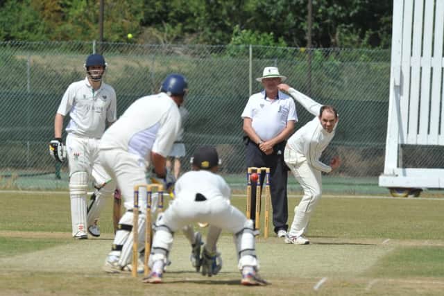 Two wickets and a catch for Peterborough Town's Richard Kendall against Wisbech.