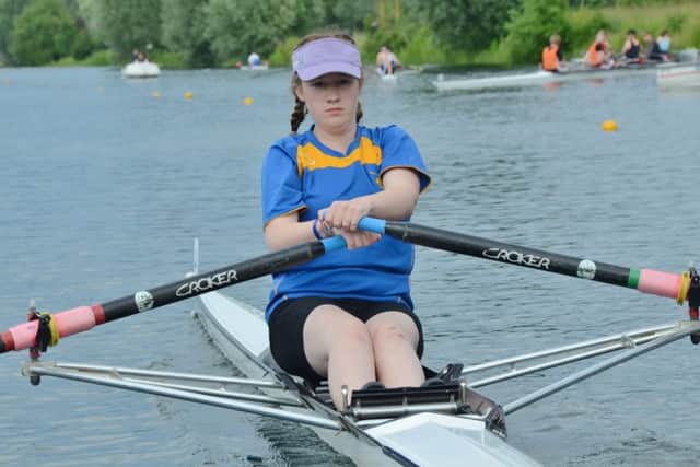 Eve Cresswell reached the J13 single sculls final.