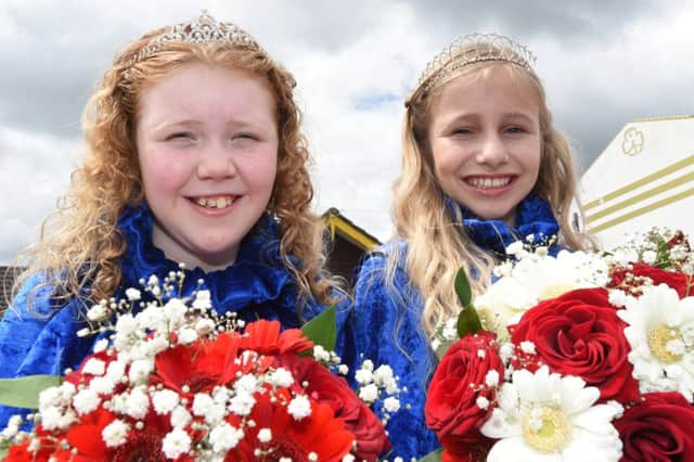 Werrington Carnival Parade. 29th Werrington Parade princess Heather McKie and queen  Holly French EMN-160625-182813009