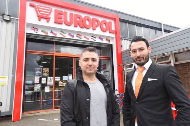 Seugar Majeed and  Tarik Bayraktar at Europol, Bretton talking about Brexit EMN-160628-153511009