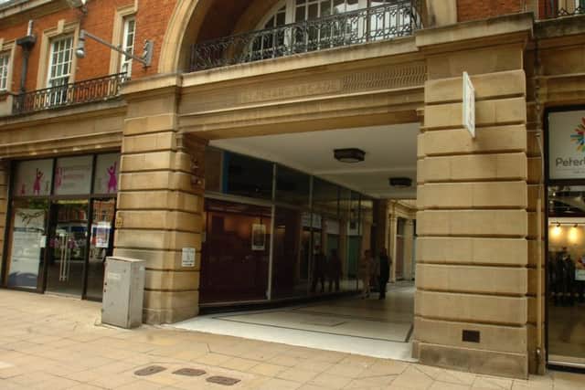 An old image of St Peter's Arcade