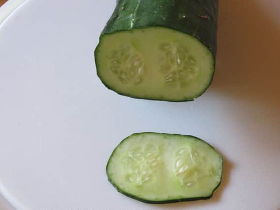 The picture of the rare cucumber