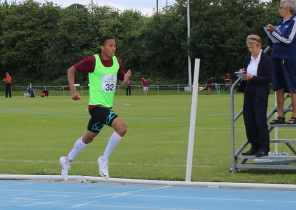 Karim Chan in action at the national championships.