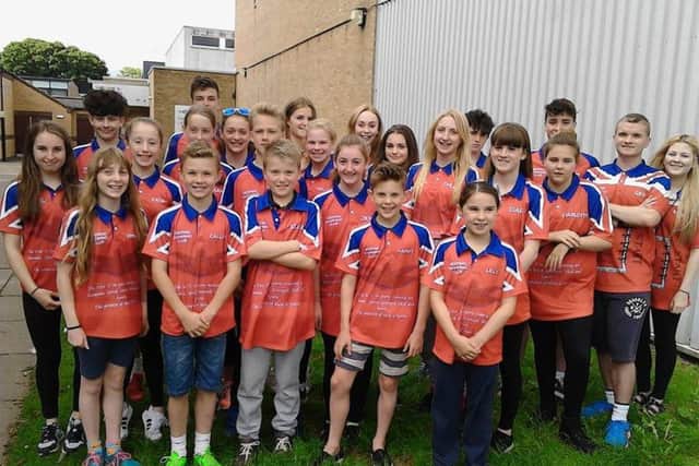 Deeping Swimming Club members in Holland.