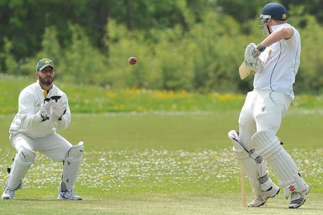 Greg Rowland batted well for Newborough.