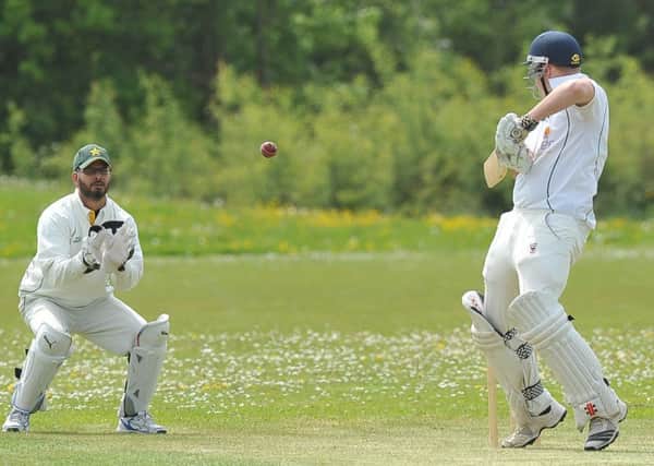Greg Rowland batted well for Newborough.