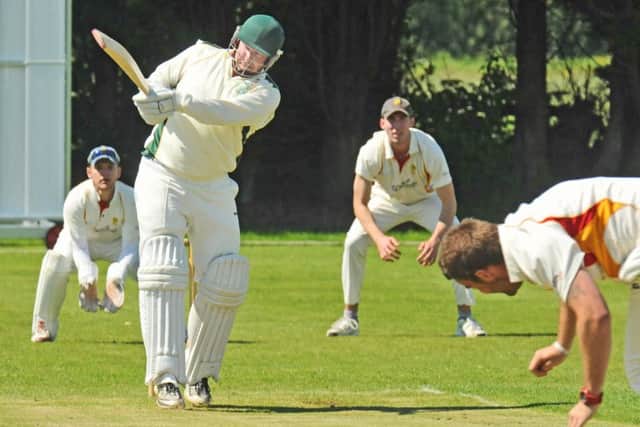 Dave Gillett made 78 not out for Market Deeping against Grimsby.