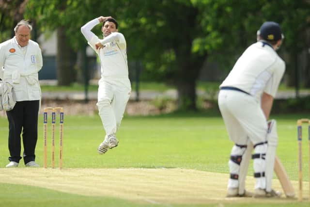 Bashrat Hussain enjoyed a strong all-round day for Oundle against Rushden.