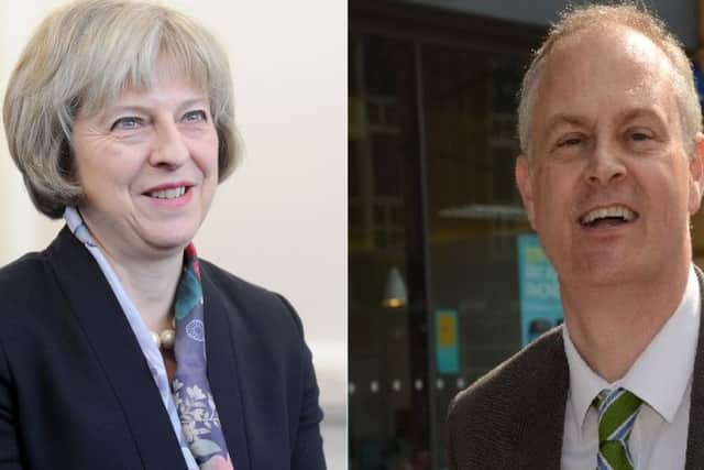 Theresa May and Stewart Jackson