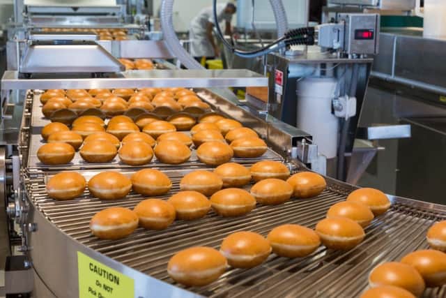 Sweet treats on the prodction line in Peterborough