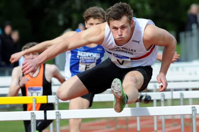 Max Everest won the 110m hurdles in Crawley.