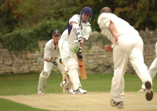Gary Scotcher top scored for Hunts Over 50s against Northants