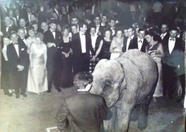 The elephant in the room at a Peterborough press ball.