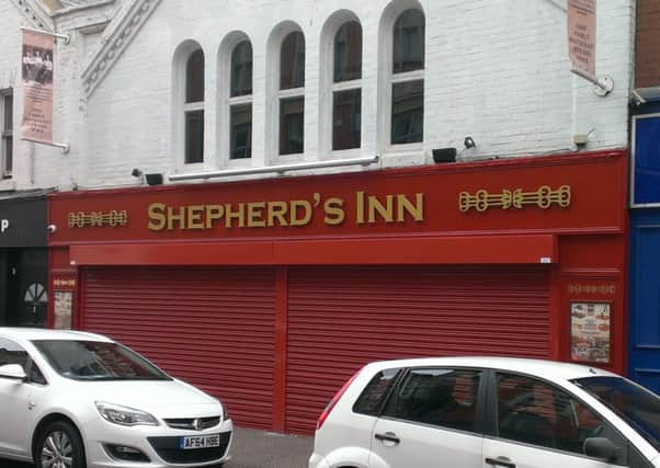 The shutters down at The Shepherd's Inn in Park Road, Peterborough.