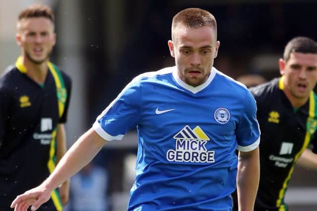 Paul Taylor impressed for Posh against Norwich. Photo: Joe Dent/theposh.com.