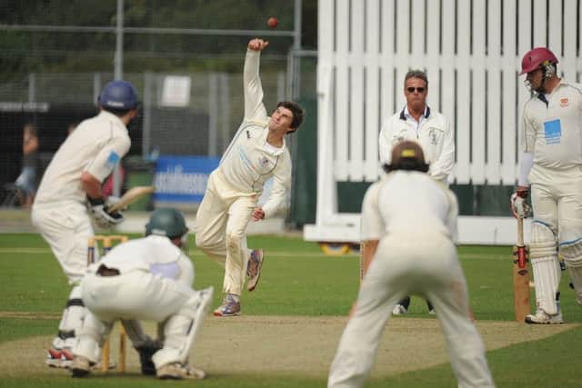 Captain Lewis Bruce returned figures of 4-146 for Cambs in Cumberland.
